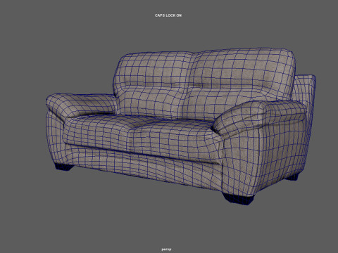 ELEG&Acirc;NCIA DO SOF&Aacute; Modelo 3D