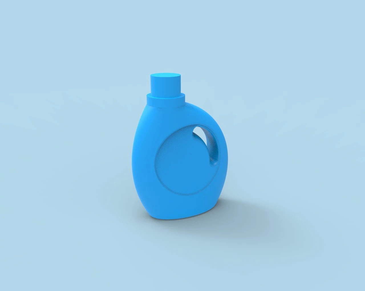detergent canister 3D Model .c4d .max .obj .3ds .fbx .stl .blend 