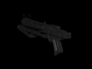 dc-15s clone assault rifle 3D 모델