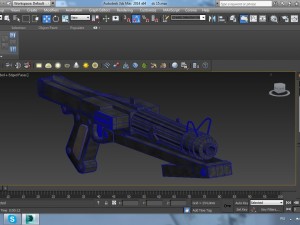 dc-15s clone assault rifle 3D 모델
