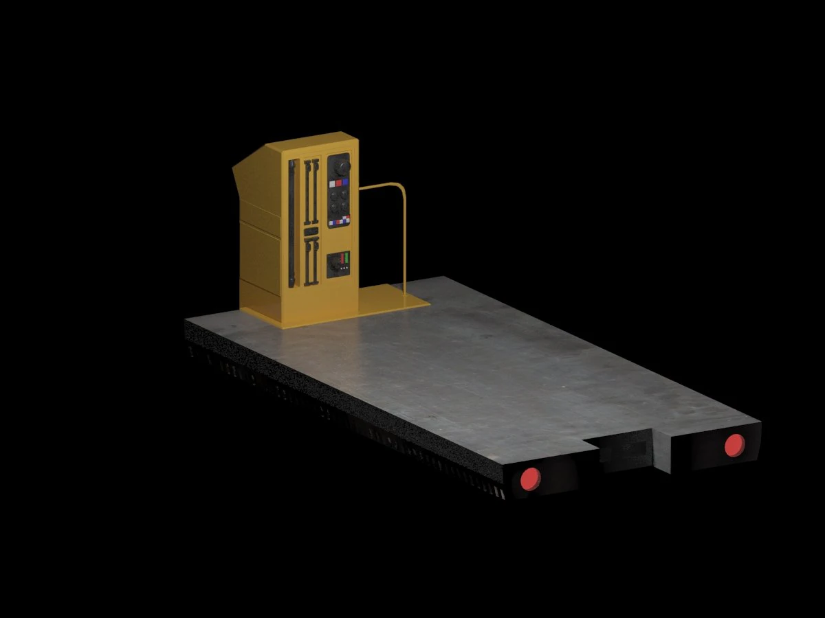 star wars repulsor platform 3D Model .c4d .max .obj .3ds .fbx .stl .blend