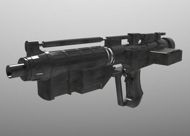 e-5 blaster 3D-Modell .c4d .max .obj .3ds .fbx .stl .blend 