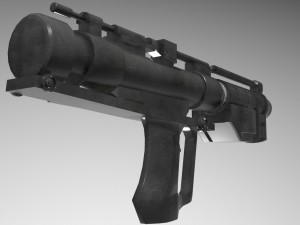 e-5 blaster 3D-Modell