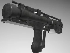 e-5 blaster 3D Model