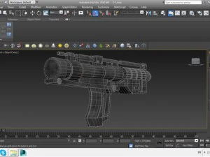 e-5 blaster 3D Model