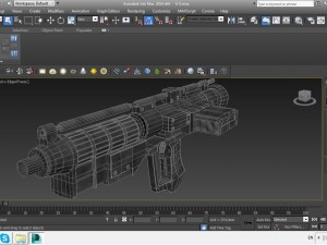 e-5 blaster 3D-Modell