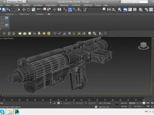 e-5 blaster 3D Model