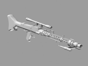dlt-19d sniper blaster 3D 모델