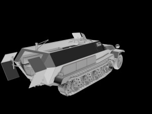 sdkfz 251-1 Modèle 3D