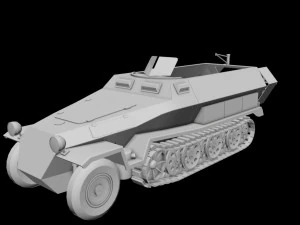 sdkfz 251-1 3D Model