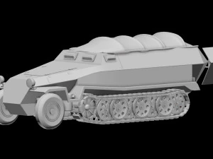 Sdkfz251-8 3D Model