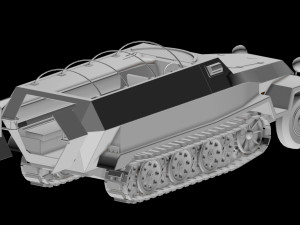 Sdkfz251-8 Modelo 3D