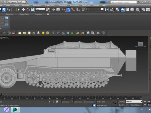 Сдкфз251-8 3D Модель