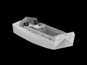 Barco LCVP Higgins Modelo 3D