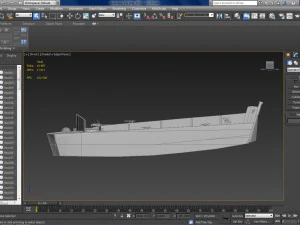 Barco LCVP Higgins Modelo 3D