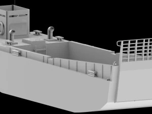 Barca LCM Higgins Modello di stampa 3D