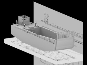 LCM Higgins boat Modelo de impresión 3D