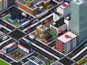 low poly city mega pack 3 3D Model