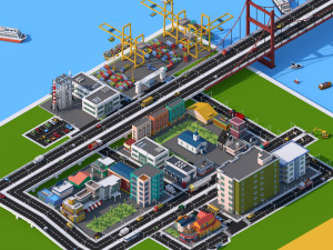 low poly city mega pack 3 3D Model