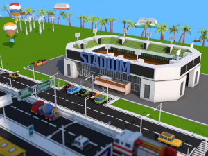 low poly city mega pack 3 3D Model