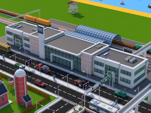 low poly city mega pack 3 3D Model