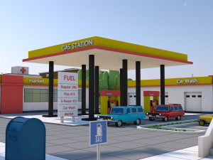 low poly city town pack 3Dモデル
