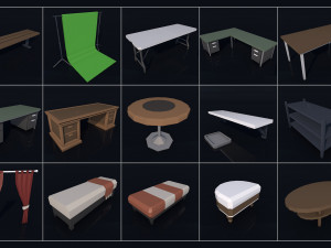 Low Poly City Mega Pack 3D Model