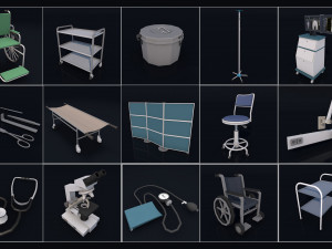Low Poly City Mega Pack 3D Model