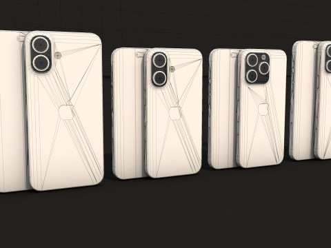 Iphone 16 Pack Collection 3D Model