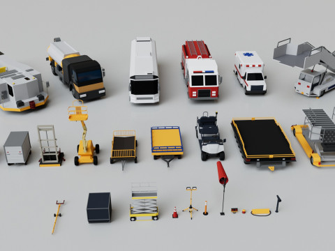 Airport Mega Collection Pack 3D-Modell