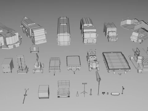 Pacote de Mega Cole&ccedil;&atilde;o do Aeroporto Modelo 3D
