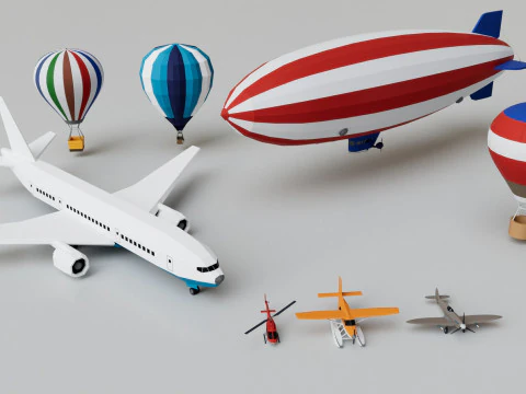 Pacote de Mega Cole&ccedil;&atilde;o do Aeroporto Modelo 3D