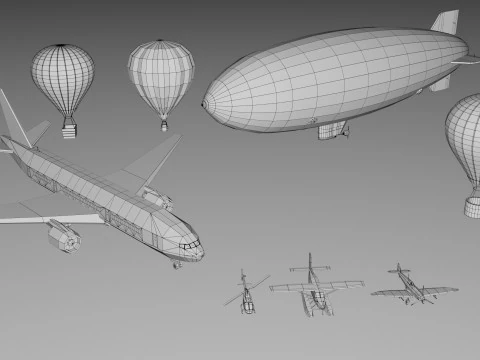 Pacote de Mega Cole&ccedil;&atilde;o do Aeroporto Modelo 3D