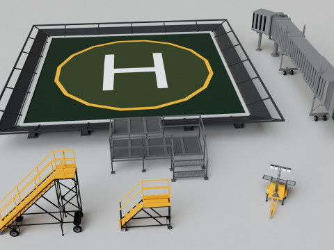 Airport Mega Collection Pack 3D-Modell