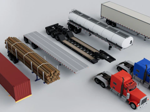 150 Vehicles Mega Pack Collection - Game Ready 3D Model