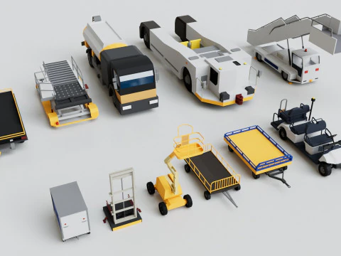 150 Vehicles Mega Pack Collection - Game Ready 3D Model