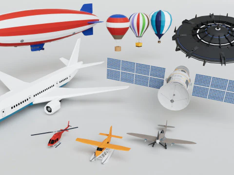150 Vehicles Mega Pack Collection - Game Ready 3D Model