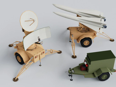 Collezione Mega Pack militare - Gioco pronto Modello 3D