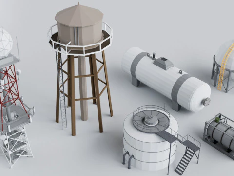 Collezione Mega Pack militare - Gioco pronto Modello 3D