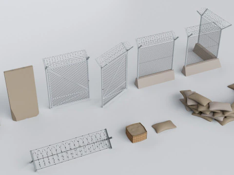 Collezione Mega Pack militare - Gioco pronto Modello 3D