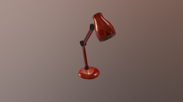 lamp red Model 3D .c4d .max .obj .3ds .fbx .stl .blend 