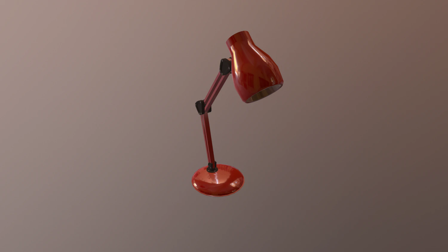 lamp red 3D Model .c4d .max .obj .3ds .fbx .stl .blend 