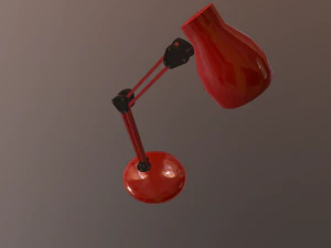 lamp red 3D Model