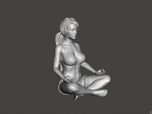3d printable nude female body pose 10 free 3D Print Model