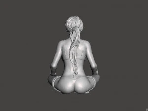 3d printable nude female body pose 10 free 3D Print Model