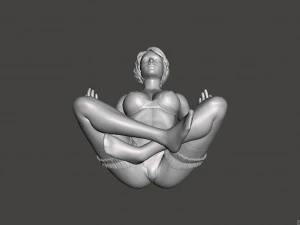 3d printable nude female body pose 10 free 3D Print Model