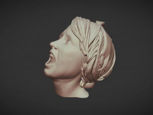 3d printable female body face 01 3D Print Model