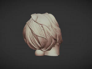 3d printable female body face 01 3D Print Model
