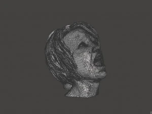 3d printable female body face 01 3D Print Model