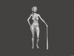 3d printable nude female body pose 07 3D Print Model